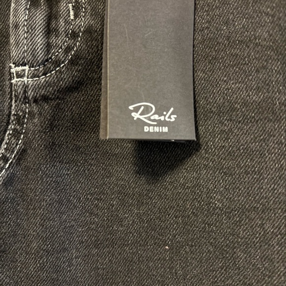 NWT Rails Manhattan Black Denim Skirt, Size 30 - Picture 7 of 10
